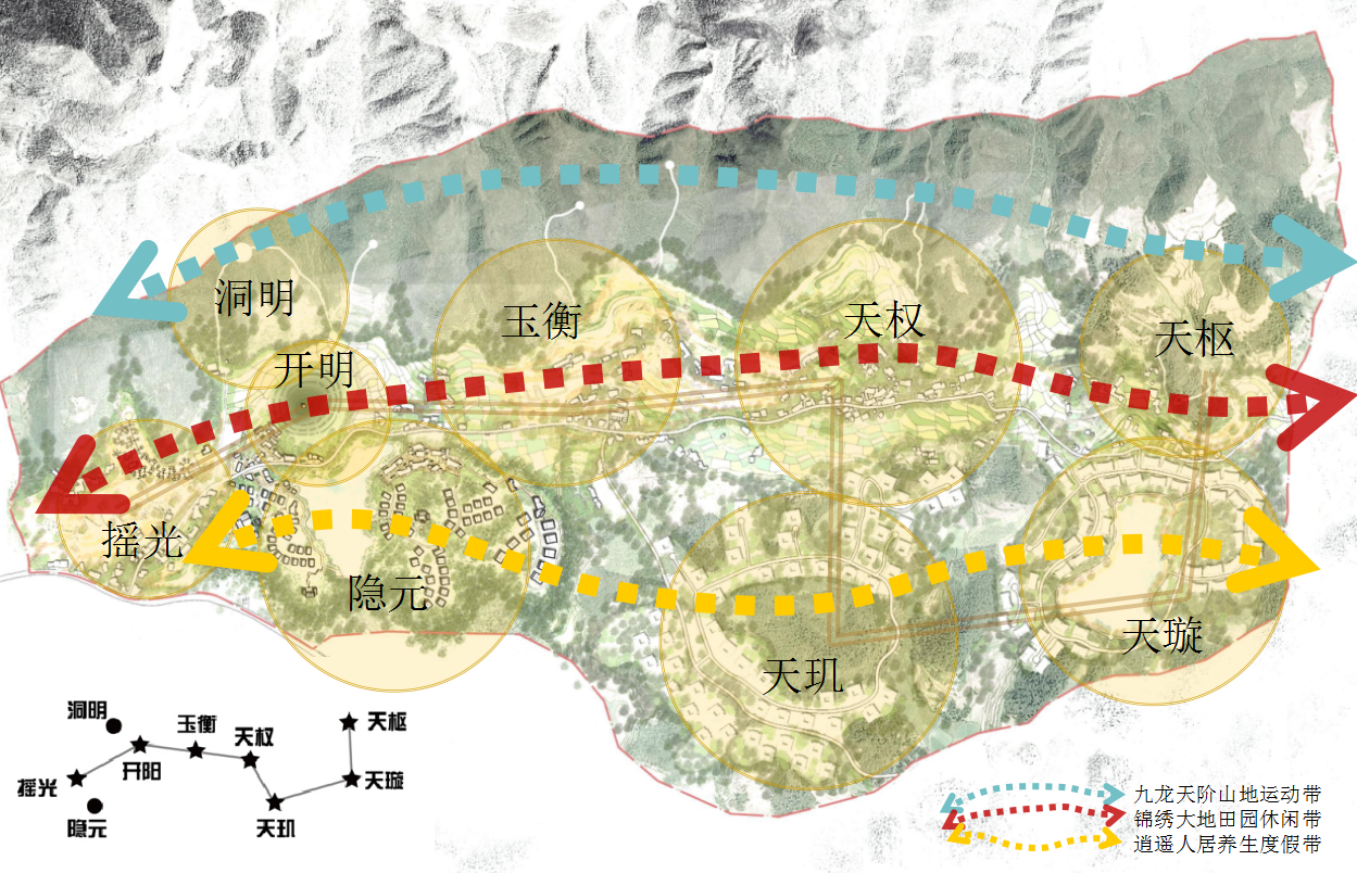 九龙湖空间结构